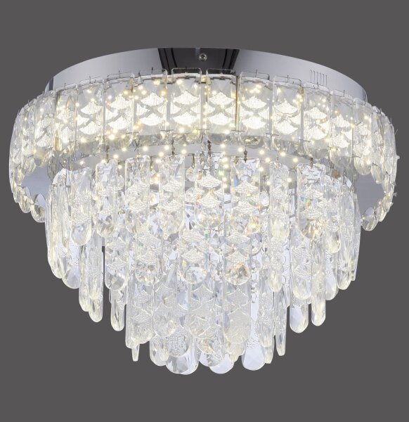 JUST LIGHT. 15092-17 - LED Stropní svítidlo KULUNKA LED/33W/230V lesklý chrom