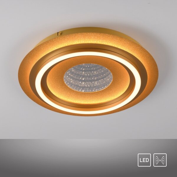 JUST LIGHT. 15089-60 - LED Stropní svítidlo CICHIO LED/36W/230V zlatá