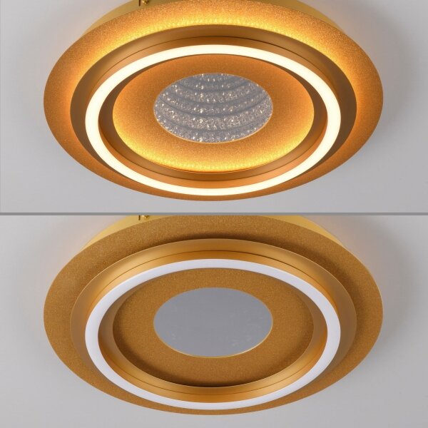 JUST LIGHT. 15089-60 - LED Stropní svítidlo CICHIO LED/36W/230V zlatá