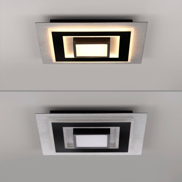 JUST LIGHT. 14439-21 - LED Stropní svítidlo CICHIO LED/18,5W/230V + LED/9W černá