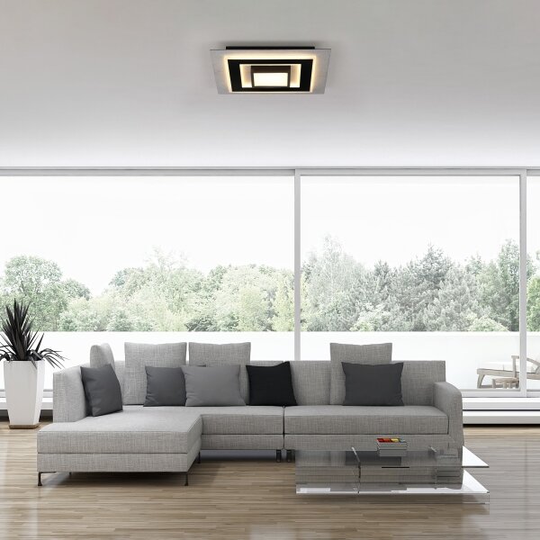 JUST LIGHT. 14439-21 - LED Stropní svítidlo CICHIO LED/18,5W/230V + LED/9W černá