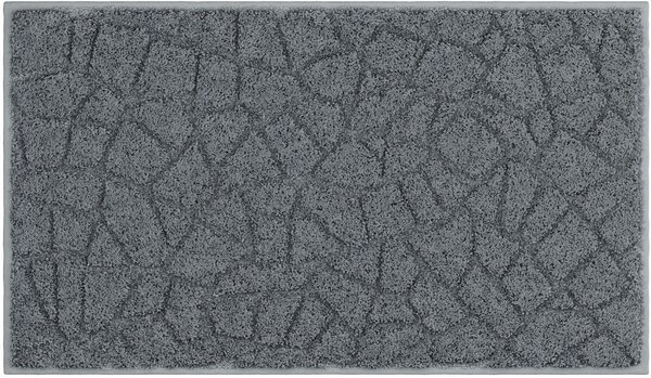 LineaDue TERAZZO - Koupelnová předložka antracitová Rozměr: 65x115 cm