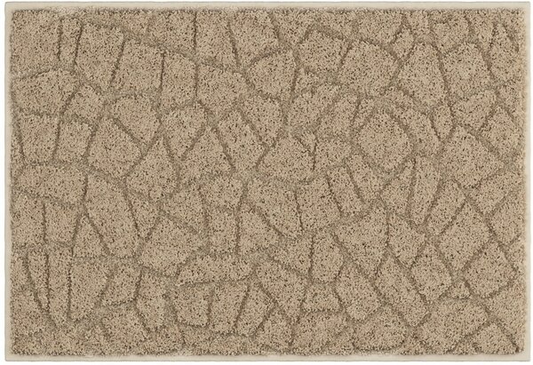 LineaDue TERAZZO - Koupelnová předložka čoko-smetanová Rozměr: 50x60 cm