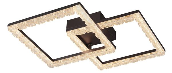 JUST LIGHT. 14732-18 - LED Stropní svítidlo GLITRA LED/17,5W/230V černá
