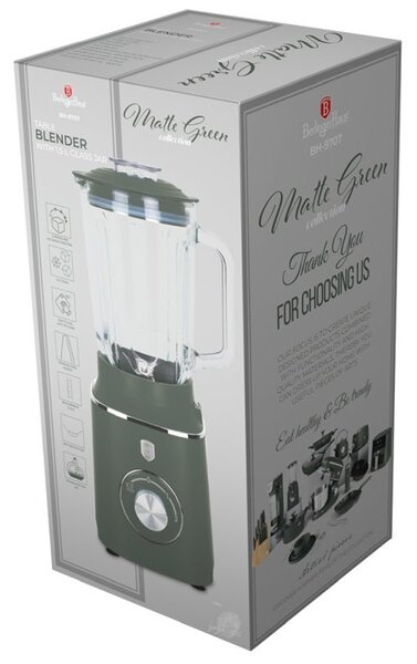 Stolní mixér se skleněnou nádobou 1,5 l 1000 W Matte Green Collection