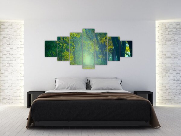 Obraz cesty lemované stromy (210x100 cm)