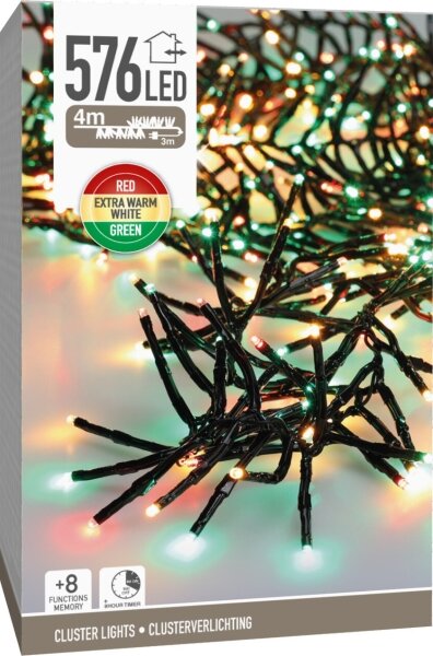 LED Venkovní vánoční řetěz 576xLED/230V/8 funkcí 7,2 m IP44 multicolor