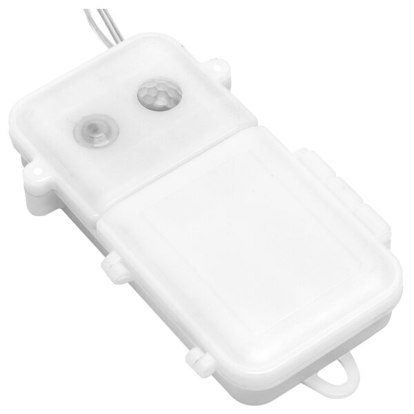 Aigostar - LED Stm venk ván řetěz se senz 100xLED/3xAA 12m teplá bílá + DO