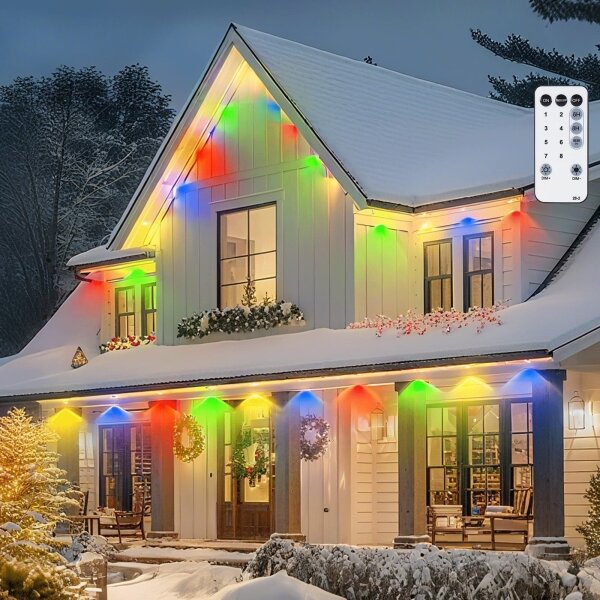 Aigostar - LED Stm venk vánoční řetěz 50xLED/8 funkcí 20m IP44 multicolor + DO