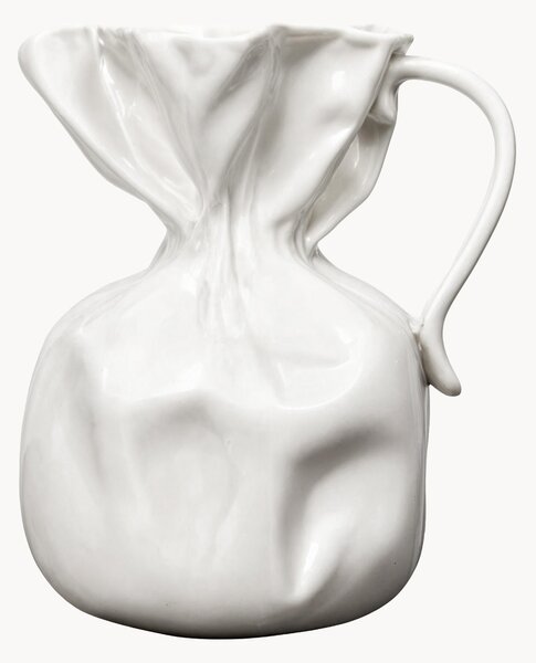 Váza z porcelánu Crumple