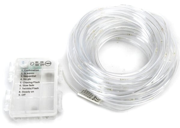 Aigostar - LED Venkovní vánoční řetěz 50xLED/8 funkcí 3xAA 5,3m IP44 multicolor