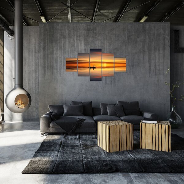 Obraz - plavba na loďce (125x70 cm)