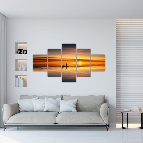 Obraz - plavba na loďce (125x70 cm)