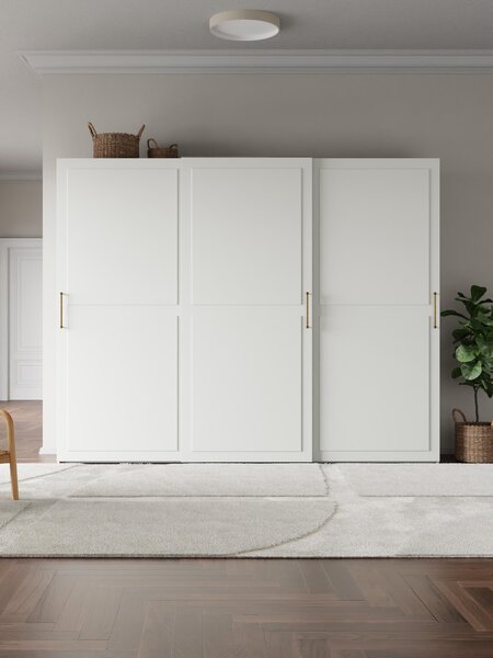 Modulární šatní skříň s posuvnými dveřmi Charlotte, šířka 300 cm, různé varianty