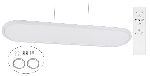 Top Light - LED Stropní přisaz závěsné svít OVAL LED/36W/230V 3000-6500K bílá+DO