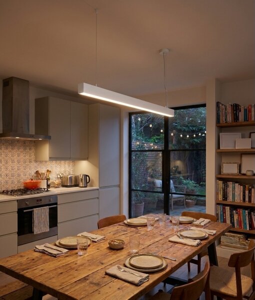 Top Light - LED Stropní přisazené závěsné svítidlo HORIZON LED/40W/230V bílá