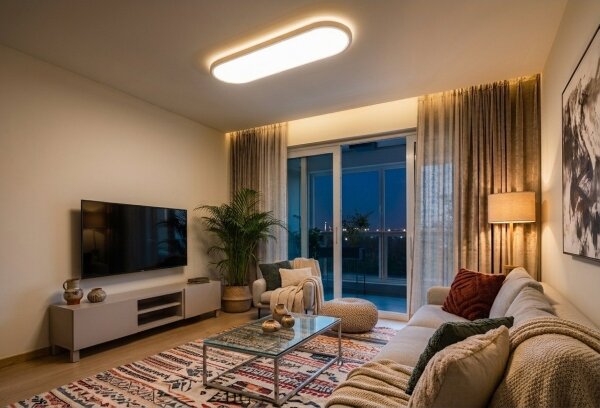 Top Light - LED Stropní přisaz závěsné svít OVAL LED/36W/230V 3000-6500K bílá+DO
