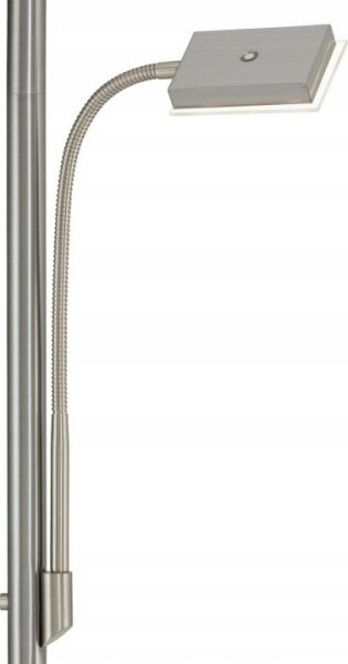Briloner 1328-022 - LED Stm stojací lampa LED/21W/230V + LED/3,5W matný chrom