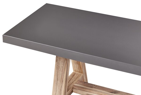 Zahradní lavice TONNARE 200 cm Beton Šedá