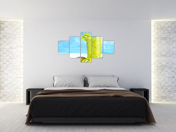 Obraz - kiwi smoothie (125x70 cm)
