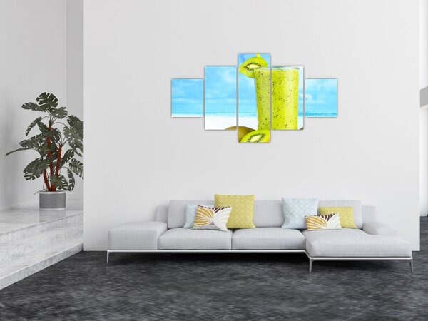 Obraz - kiwi smoothie (125x70 cm)