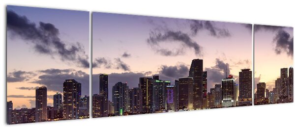Obraz - mrakodrapy velkoměsta (170x50 cm)