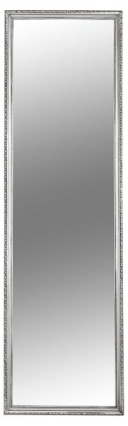 Zrcadlo, stříbrný dřevěný rám Z101