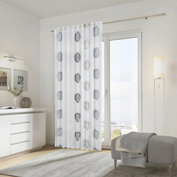 HOTOVÝ ZÁVĚS, poloprůhledné, 140/245 cm Ambiente - Závěsy, Online Only