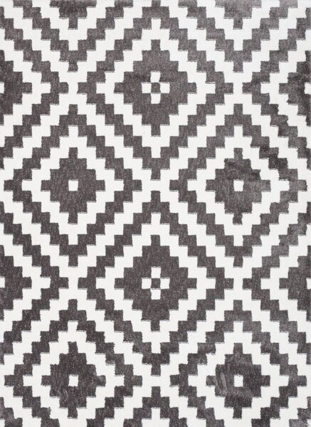 SINTELON Kusový koberec Creative 06/GWG BARVA: Černá, ROZMĚR: 190x290 cm