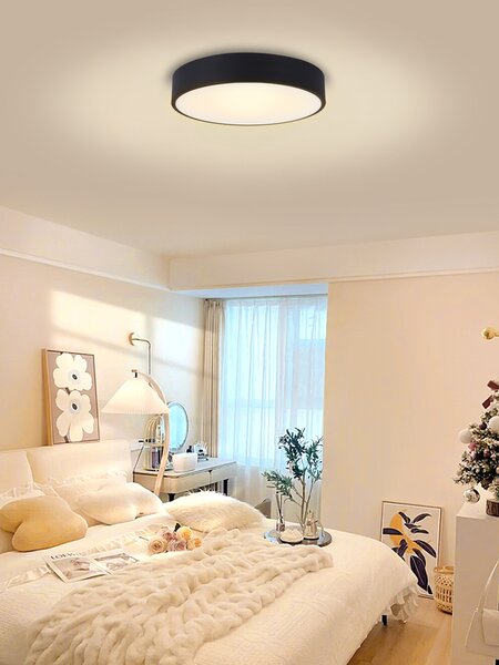 Immax NEO RONDATE SLIM Smart stropní svítidlo 60 x 7cm 53W černé Zigbee 3.0