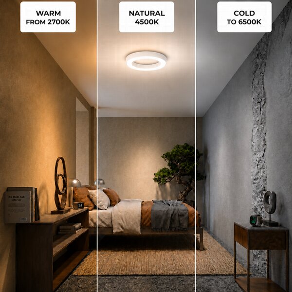 Immax NEO PASTEL SLIM Smart stropní svítidlo 60 x 7cm 53W bílé Zigbee 3.0