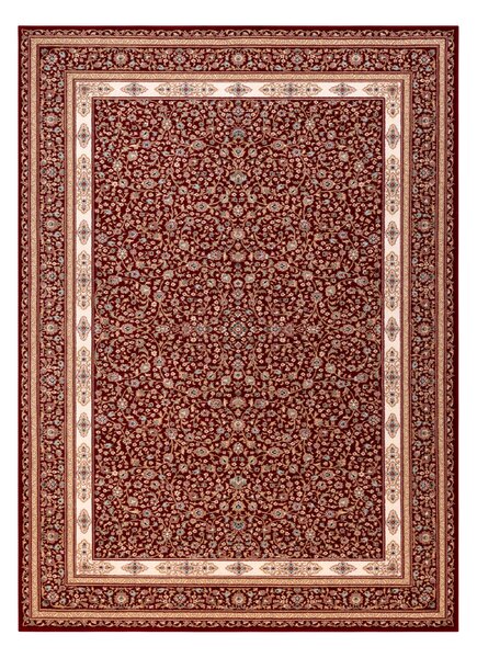 Makro Abra Vlněný kusový koberec NAIN 7965/51066 Klasický bordó béžový Rozměr: 80x150 cm