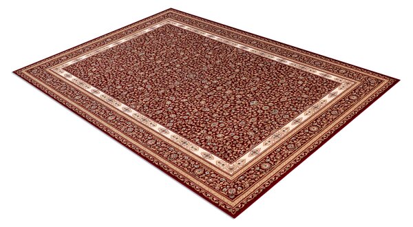 Makro Abra Vlněný kusový koberec NAIN 7965/51066 Klasický bordó béžový Rozměr: 80x150 cm