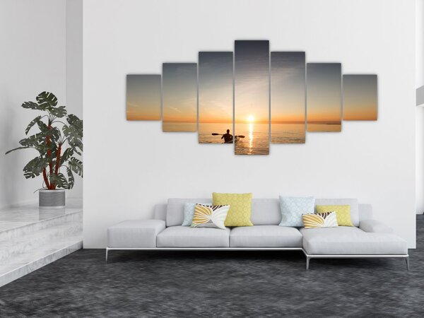 Obraz - kajak na moři (210x100 cm)