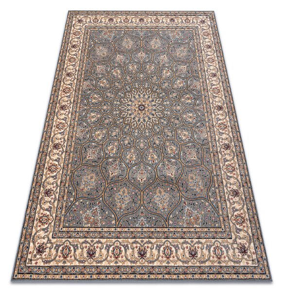Makro Abra Vlněný kusový koberec NAIN 1180/51034 Klasický modrý béžový Rozměr: 80x150 cm