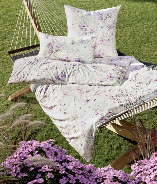 POVLEČENÍ, makosatén, fialová, růžová, bílá, šalvějově zelená, 155/220 cm Janine - Online Only povlečení, Online Only
