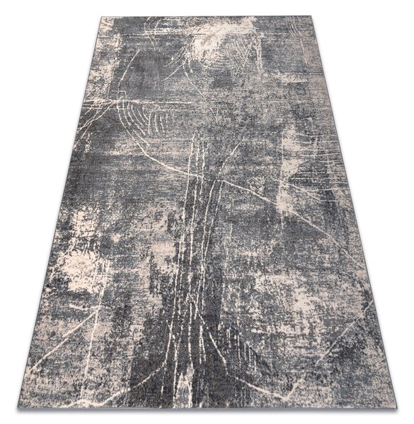 Makro Abra Vlněný kusový koberec NAIN 1543/51644 Abstraktní šedý modrý Rozměr: 80x150 cm