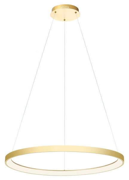 Redo Závěsné LED svítidlo Iconic, ø78cm Barva: Zlatá