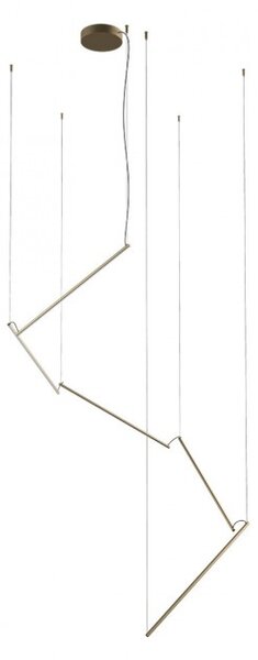 Redo Závěsné nastavitelné LED svítidlo Stick, max. 4290mm Barva: Černá