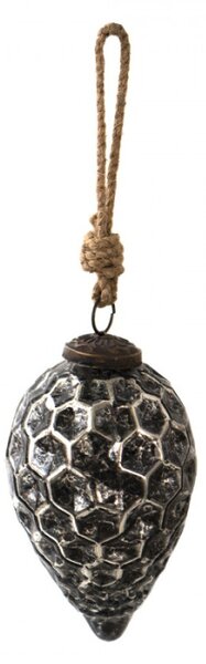 Vánoční cetka černá 7*12 cm – 7x12 cm