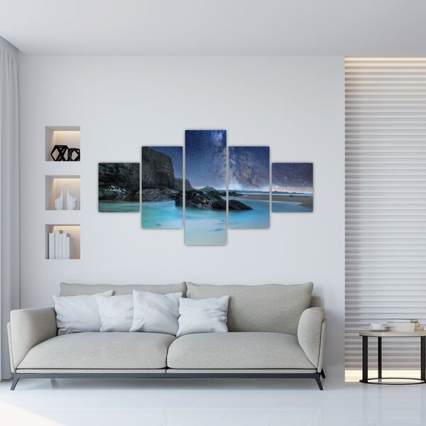 Obraz pláže (125x70 cm)