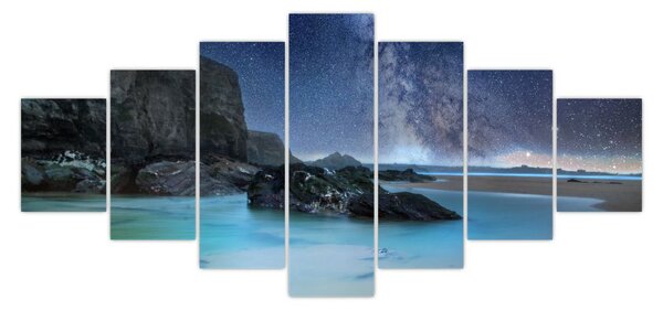 Obraz pláže (210x100 cm)