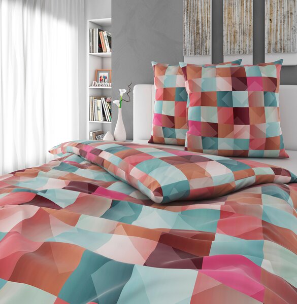 POVLEČENÍ satén pink 200/200 cm Novel - Povlečení, Online Only