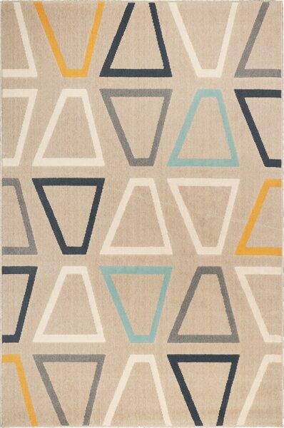 JUTEX Kusový koberec Novara 18491 051 béžová BARVA: Béžová, ROZMĚR: 120x170 cm