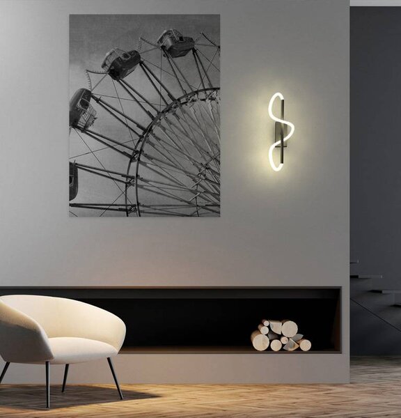 Redo Nástěnné LED svítidlo CORRAL, v. 45 cm Barva: Zlatá
