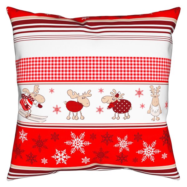 POVLEČENÍ, flanel, červená, bílá, 135/200 cm Esposa - Online Only povlečení, Online Only