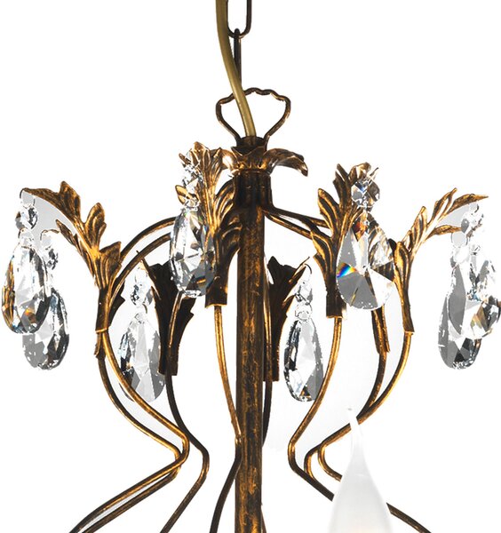 KŘIŠŤÁLOVÉ ZÁVĚSNÉ SVÍTIDLO, 70/70/105 cm - Online Only svítidla, Online Only