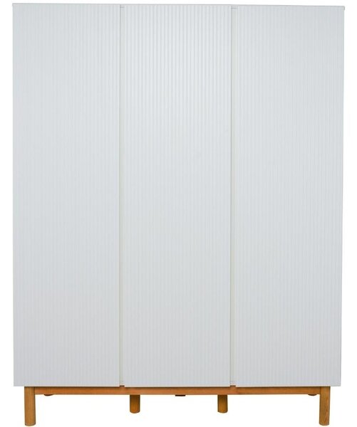 Bílá lakovaná dětská skříň Quax Mood 196 x 152 cm