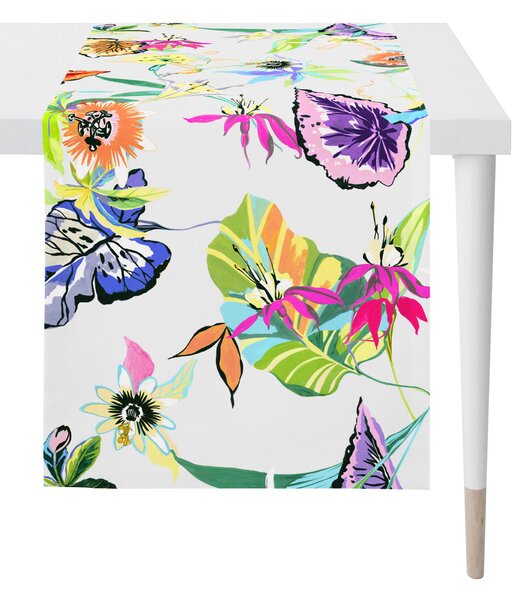 BĚHOUN NA STŮL, 48/140 cm, žlutá, zelená, fialová, oranžová, červená, bílá Esposa - Prostírání na stůl, Online Only