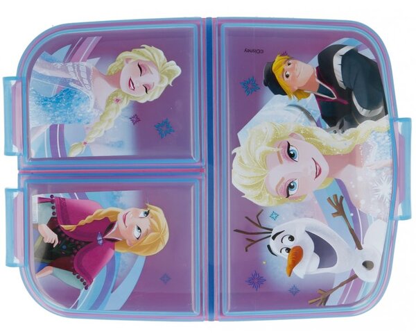 Multibox na svačinu Ledové království - Frozen se 3 přihrádkami